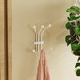 Wallity Ant-B Gancho de Pared Metálico Blanco